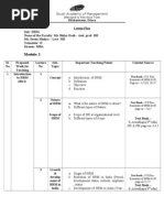 Lesson Plan - HRM