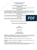 Ley Electoral y de Partidos Políticos Dto 1-85