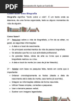 Como Fazer Uma Biografia