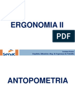 Apresentação de Ergonomia II [ANTOPOMETRIA]