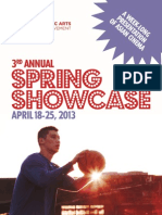 2013 Spring Showcase Program Booklet
