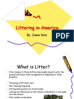 Title: Littering in America