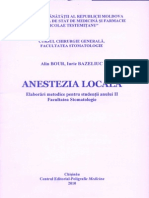 Anestezia Locala Elab. Metodice Pentru Studentii Anului II Fac. Stomatologie