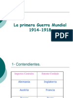 PowerPoint Sobre La Primera Guerra Mundial