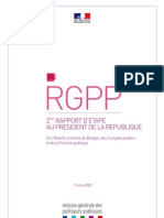 RGPP 2e Rapport d Etape Au President de La Republique