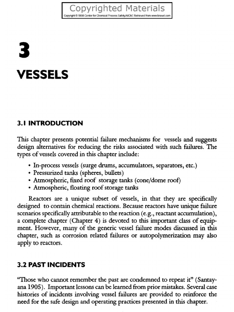 Failure Scenarios For Vessels | PDF | Vacuum | Hvac