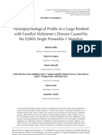 2000 Arch. Clinical Neuropsychology. Neuropsychological Profile of a Large Kindred With Familia Alzheimer's Disease (Ardila)