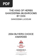 The King of Herbs Ganoderma Mushrooms by Dxn