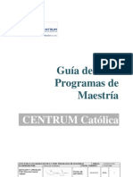 Guia y Manual de Tesis Programas de Maestría Setiembre 9 2012