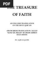Download Kanzul Eman Sharif English Translation by Dar Haqq Ahlal-Sunnah Wal-Jamaah SN134113073 doc pdf