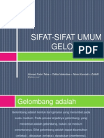 Sifat Umum Gelombang