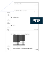 Ujian Diagnostik Tahun 6 Matematik