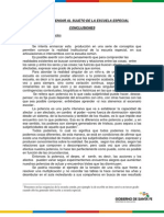 Volver A Pensar Al Sujeto de La Escuela Especial - Conclusiones