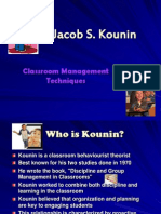Kounin's Classroom Management Techniques