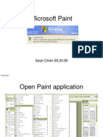 Microsoft Paint: Sean Chien 09.20.09