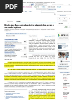 Direito das Sucessões brasileiro