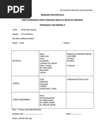 Borang Pertandingan Bercerita Sekolah Rendah