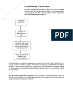 Write Up on Acidic Water Handling