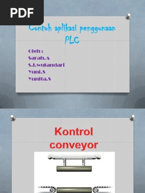 Contoh Aplikasi Penggunaan Plc
