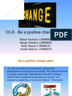 Ch.8 - Be A Positive Change Agent