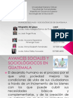 Tarea 9 Presentación Avances Sociales de Guatemala