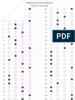 Answer Key for Unit Test