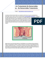 De Hemorroides Tratamiento