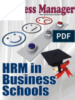 Business Manager HR Magazine - Cover, April 2013