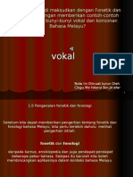 Fonetik Dan Fonologi (Vokal)