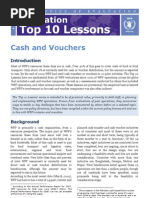 Download WFP Evaluation Top 10 Lessons Cash and Vouchers by Jeffrey Marzilli SN134168602 doc pdf