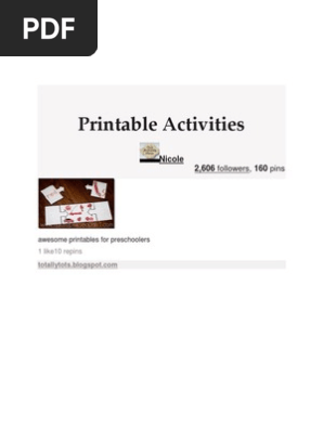 Printable Activities