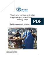 Wheat price increase and WFP urban
programming in Afghanistan,
January 2008 - 
Rapid assessment mission report