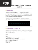 ANSYS Parametric Design Language