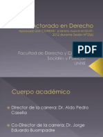 Doctorado en Derecho - A+¦o 2013 - Actualizado  Power Point
