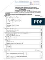 M Tehnologic Barem Model Simulare Aprilie F Bucuresti