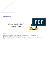 Linux Bash Shell Cheat Sheet: (Works With About Every Distribution, Except For Apt-Get Which Is Ubuntu/Debian Exclusive)