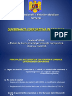 Guvernanta Corporativa in Romania
