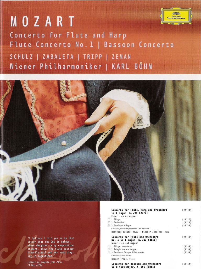 Mozart Concerto Flute and Harp. (DVD) ebook! Concerto Wolfgang