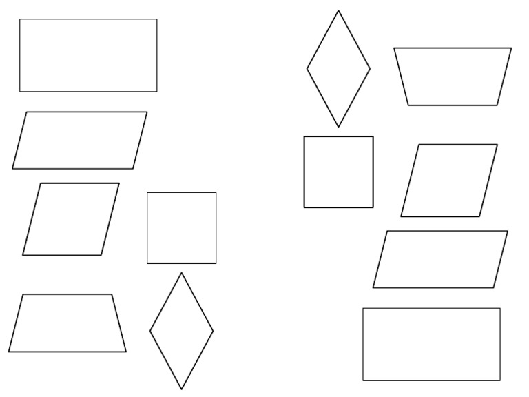 Quadrilateral Shapes | PDF