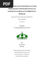 Download Pencegahan Dan Pengobatan Pada Perdarahan Postpartum Dalam Lingkungan Dengan Sumber Daya Rendah - Figo Guidelines - Ria Novitasari by George Tirta Dihatmo SN134200485 doc pdf