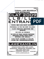 LEGAL APTITUDE FOR CLAT CLAT CLAT CLAT2010 LLB LLM ENTRANCE WWW - Lawexams.in