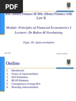  Autocorrelation