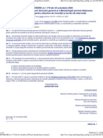 HOTARÂRE nr.1.179 din 24 octombrie 2002 privind aprobarea structurii devizului general si a Metodologiei privind elaborarea devizului general pentru obiective de investitii si lucrari de interventii