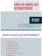 The Dawn of India As A Superpower: 1 Year E.E G.H Patel