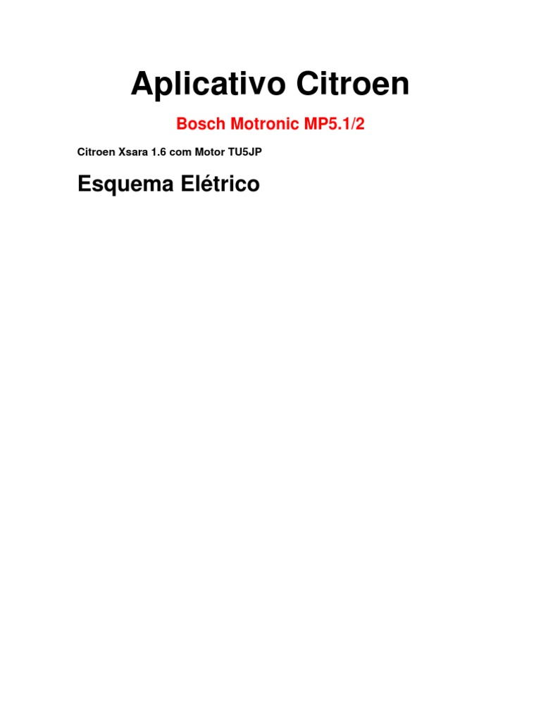Esquema Elétrico XSARA | Mechanics | Measuring Instrument fiat uno manual free download 