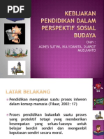 Download Kebijakan Pendidikan Dalam Perspektif Sosial Budaya by Djarot Mudjianto SN134206367 doc pdf
