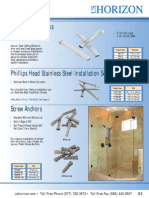 Clear Setting Blocks: - Available in Five Thicknesses - Sold in Bags of 100 - 2" (51 MM) Long X 1/4" (6 MM) Wide