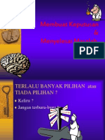 MEMBUAT KEPUTUSAN DAN MENYELESAIKAN MASALAH