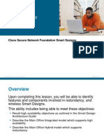 High Availability Design: Cisco Secure Network Foundation Smart Designs