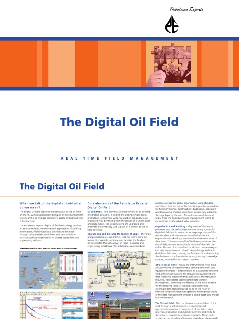 Digital Oil Field Management Solutions | PDF | Visualization (Graphics ...